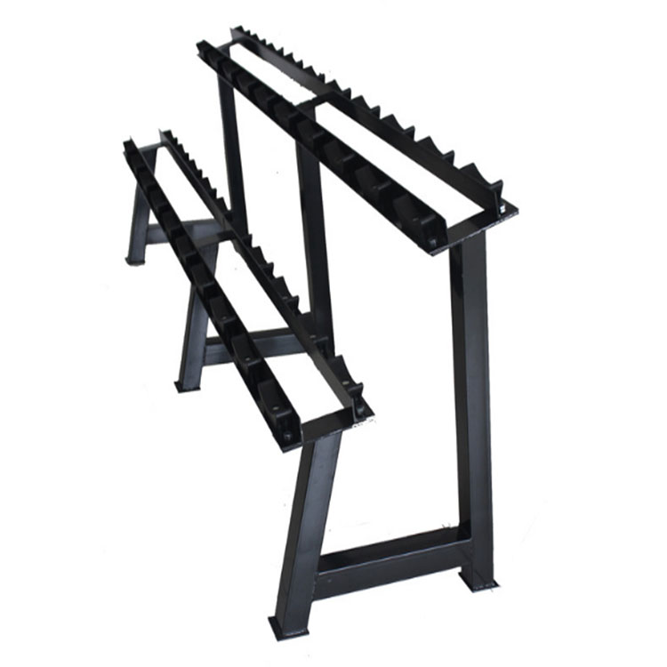 HEX Dumbbell Storage Rack Peralatan Gym Hex Dumbbell Set Rak Untuk Sepuluh Pasang