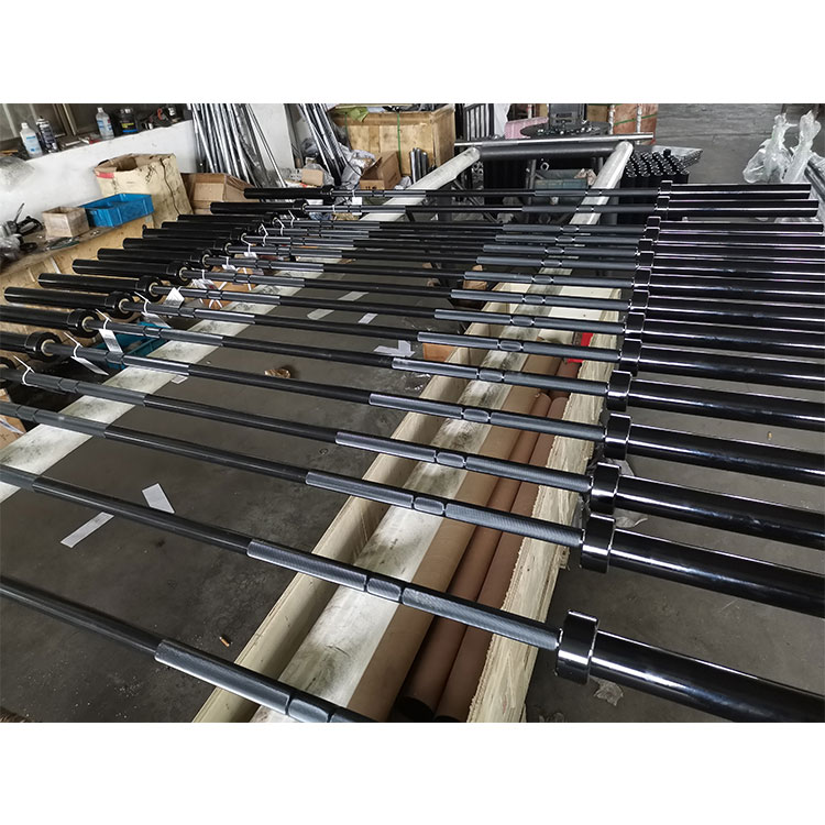 Grosir IWF Fitness Gym Kompetisi Angkat Besi Barbel Stainless Steel Bar